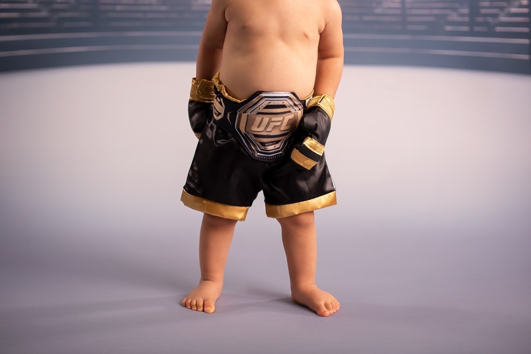 ensaio infantil luta box mma menino UFC