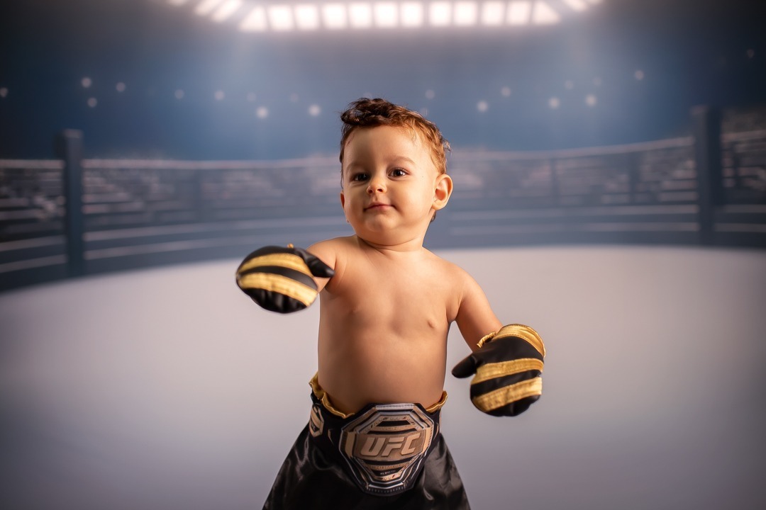 ensaio infantil luta box mma menino UFC