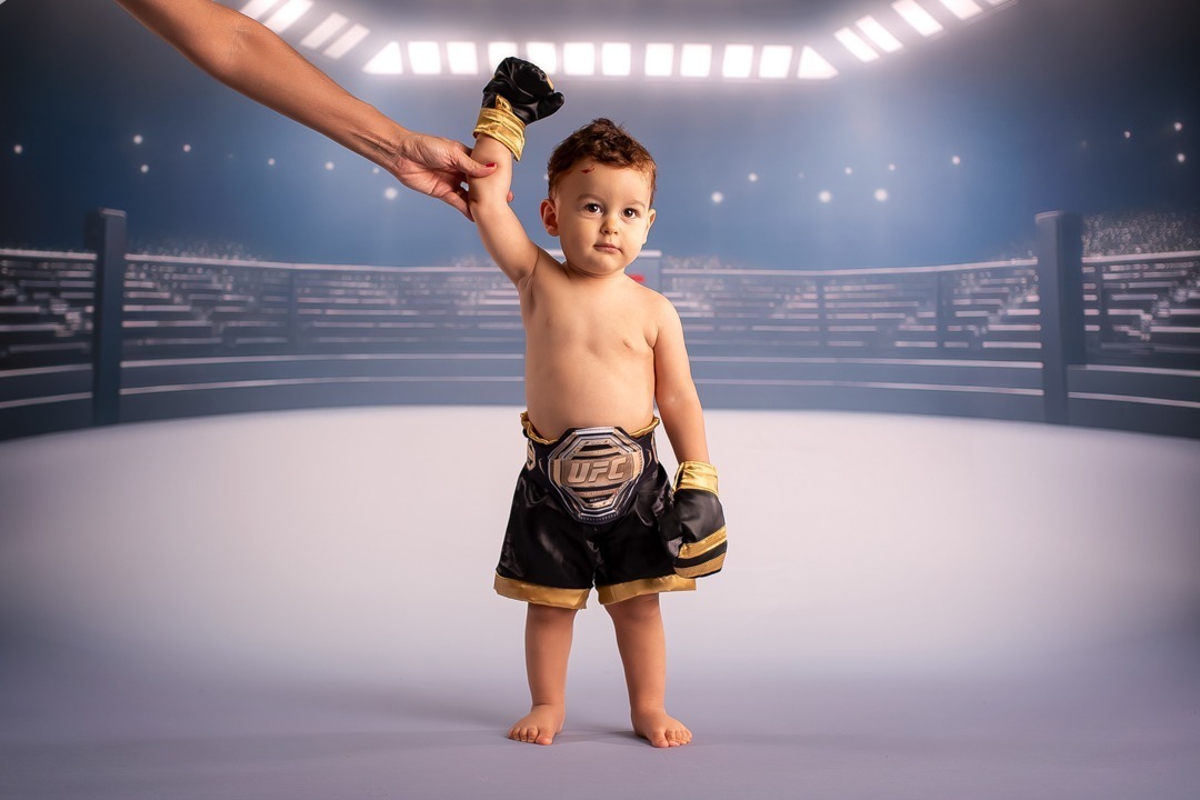 ensaio infantil luta box mma menino UFC
