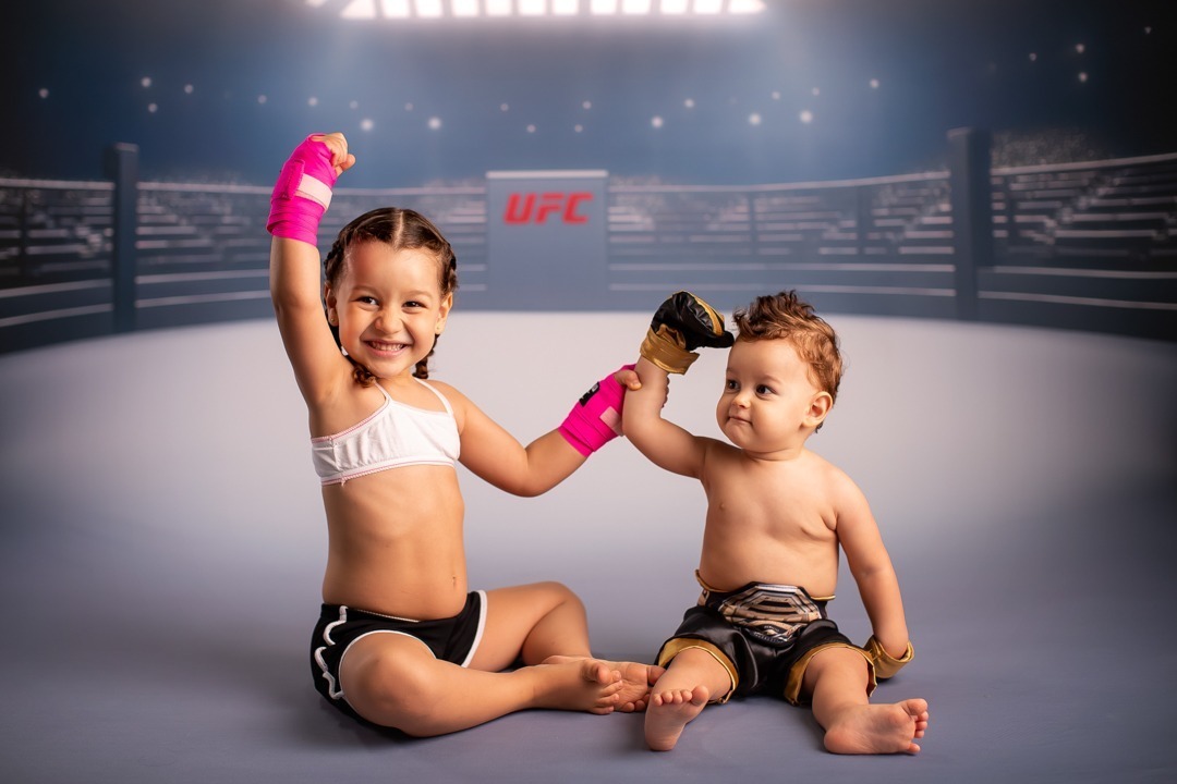 ensaio infantil luta box mma menino UFC