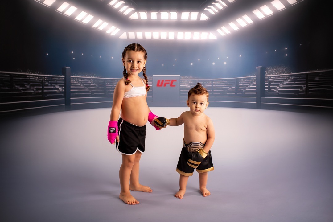 ensaio infantil luta box mma menino UFC