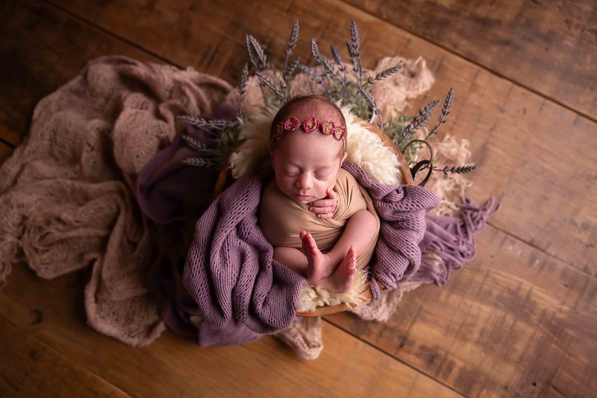 ensaio recém-nascido newborn bebê 25 dias menina