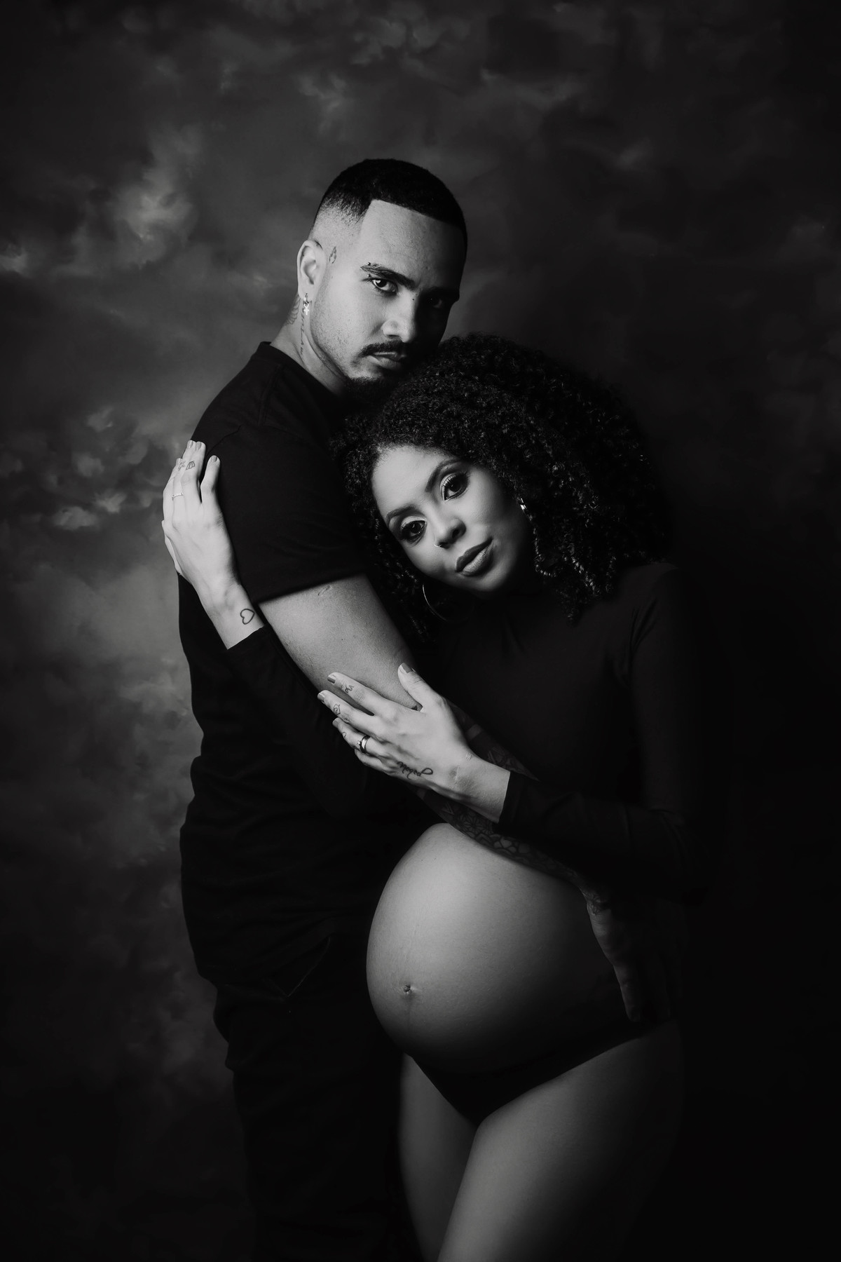 ensaio gestante estudio marido esposo