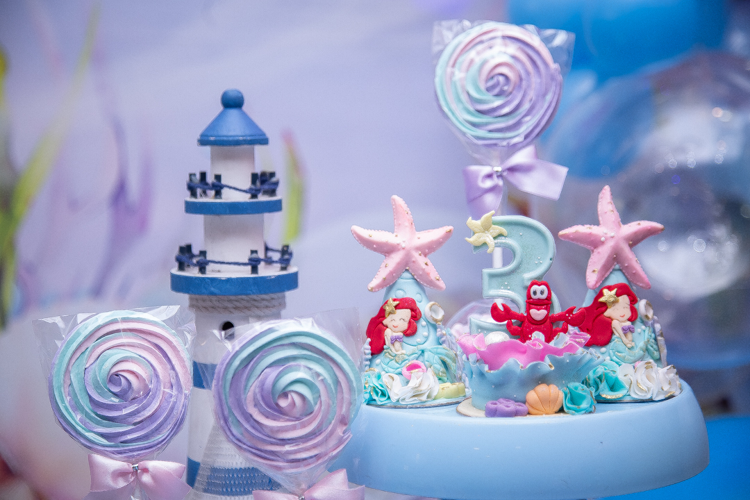 festa infantil aniversario 1 ano primeiro aninho buffet Splash menina Pequena Sereia fotos niver cobertura festa evento