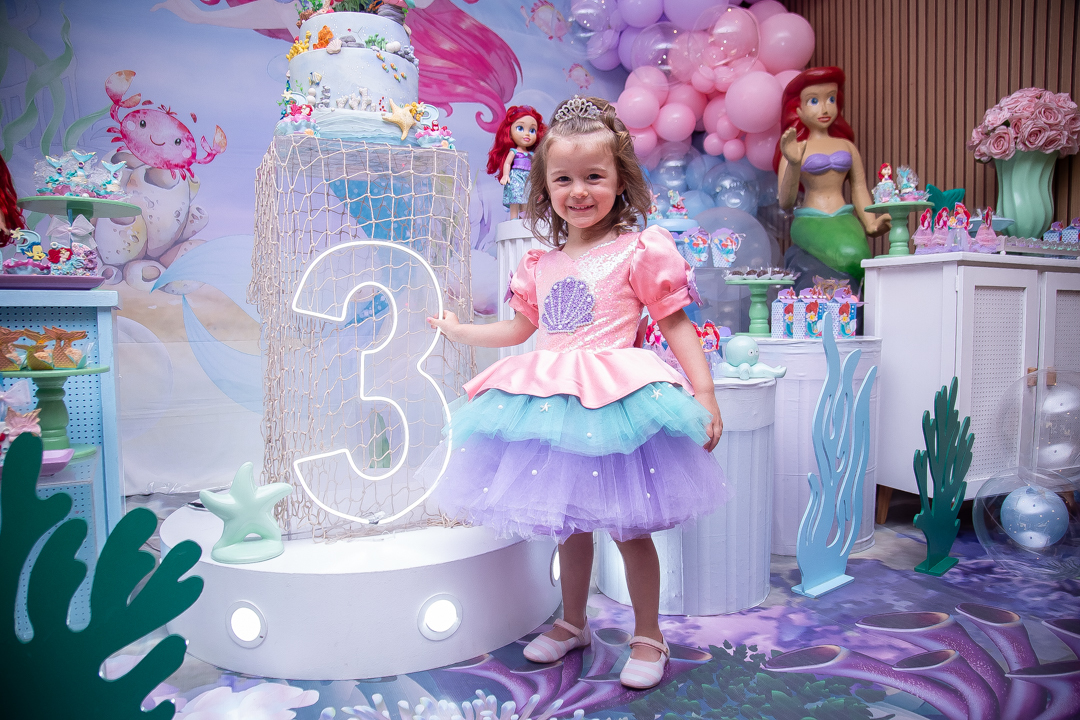 festa infantil aniversario 1 ano primeiro aninho buffet Splash menina Pequena Sereia fotos niver cobertura festa evento