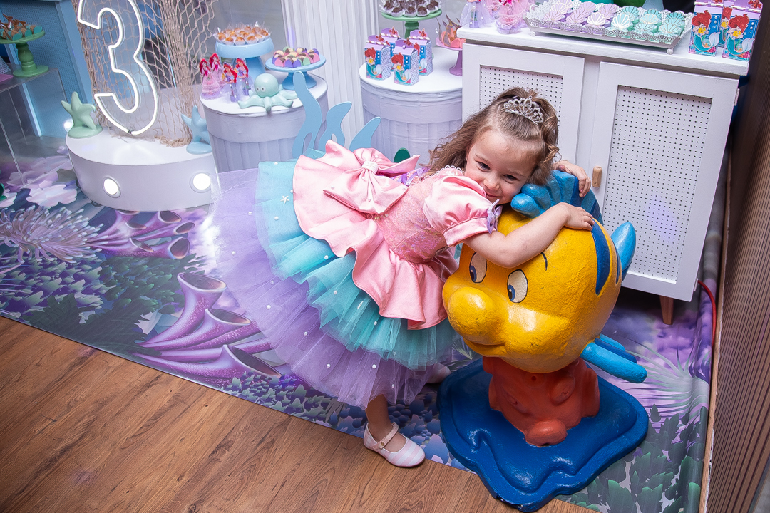 festa infantil aniversario 1 ano primeiro aninho buffet Splash menina Pequena Sereia fotos niver cobertura festa evento