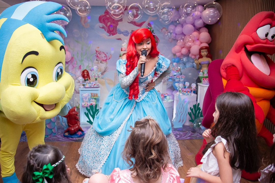 festa infantil aniversario 1 ano primeiro aninho buffet Splash menina Pequena Sereia fotos niver cobertura festa evento