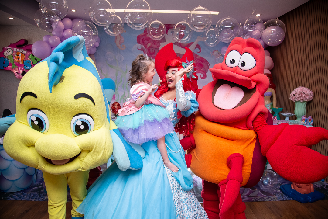 festa infantil aniversario 1 ano primeiro aninho buffet Splash menina Pequena Sereia fotos niver cobertura festa evento