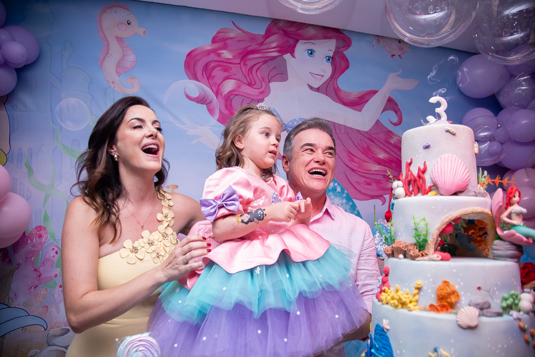 festa infantil aniversario 1 ano primeiro aninho buffet Splash menina Pequena Sereia fotos niver cobertura festa evento