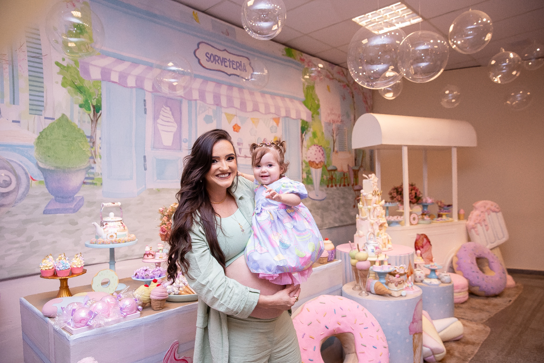 festa de 1 ano aniversário 1 aninho cobertura fotográfica de festa infantil fotografia de aniversário infantil fotógrafo de festas infantis tema sorvete e confeitaria niver