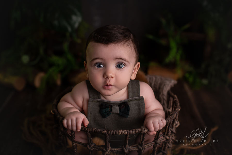 Nicolas, 5 meses - Ensaio de bebê