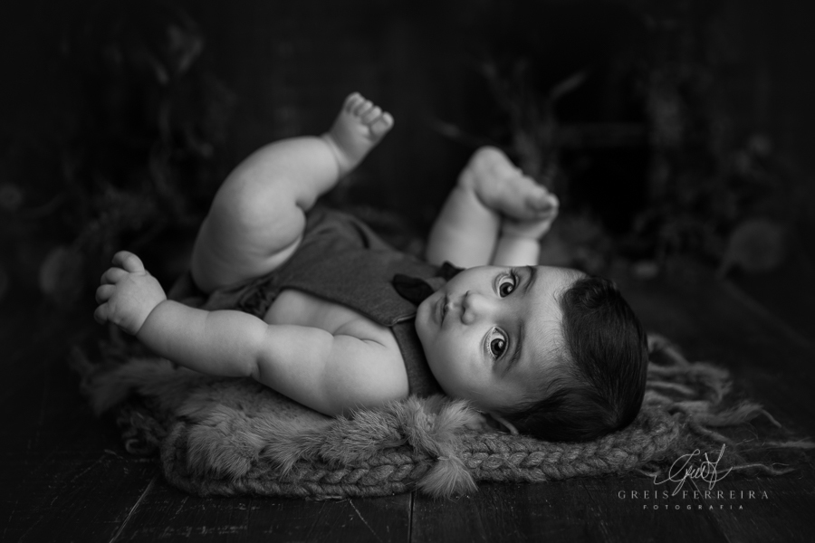 Nicolas, 5 meses - Ensaio de bebê