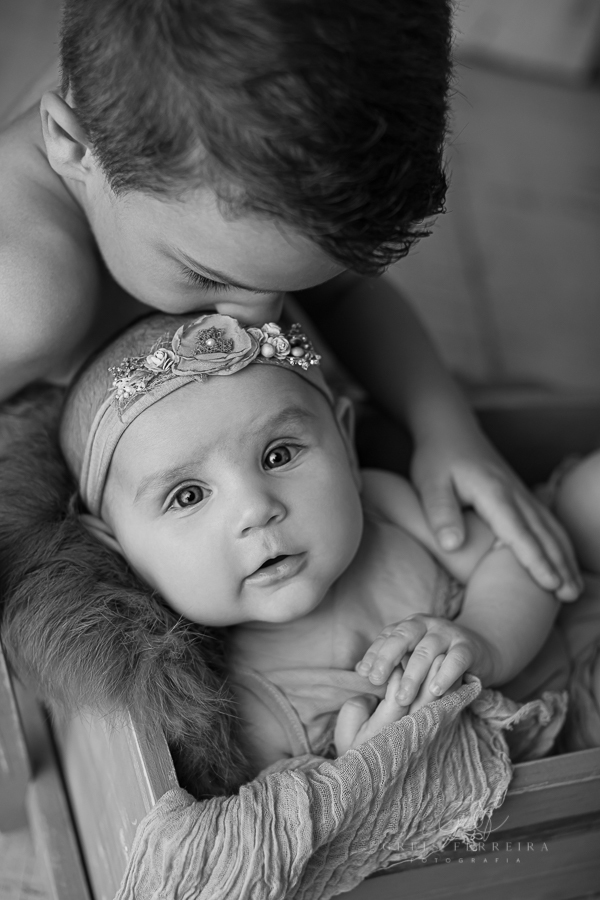 Abgail, 4 meses - Ensaio de bebê