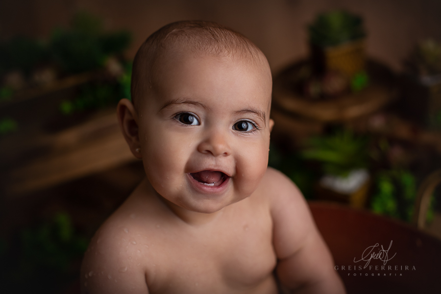 Isa, 10 meses - Ensaio bebê 