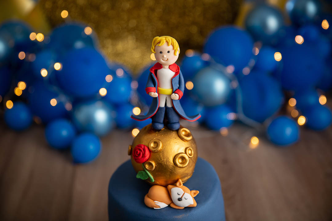 Pequeno Príncipe Lucca Smash the cake de bebe de 1 ano