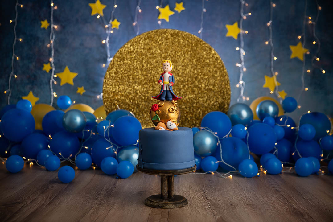 Pequeno Príncipe Lucca Smash the cake de bebe de 1 ano