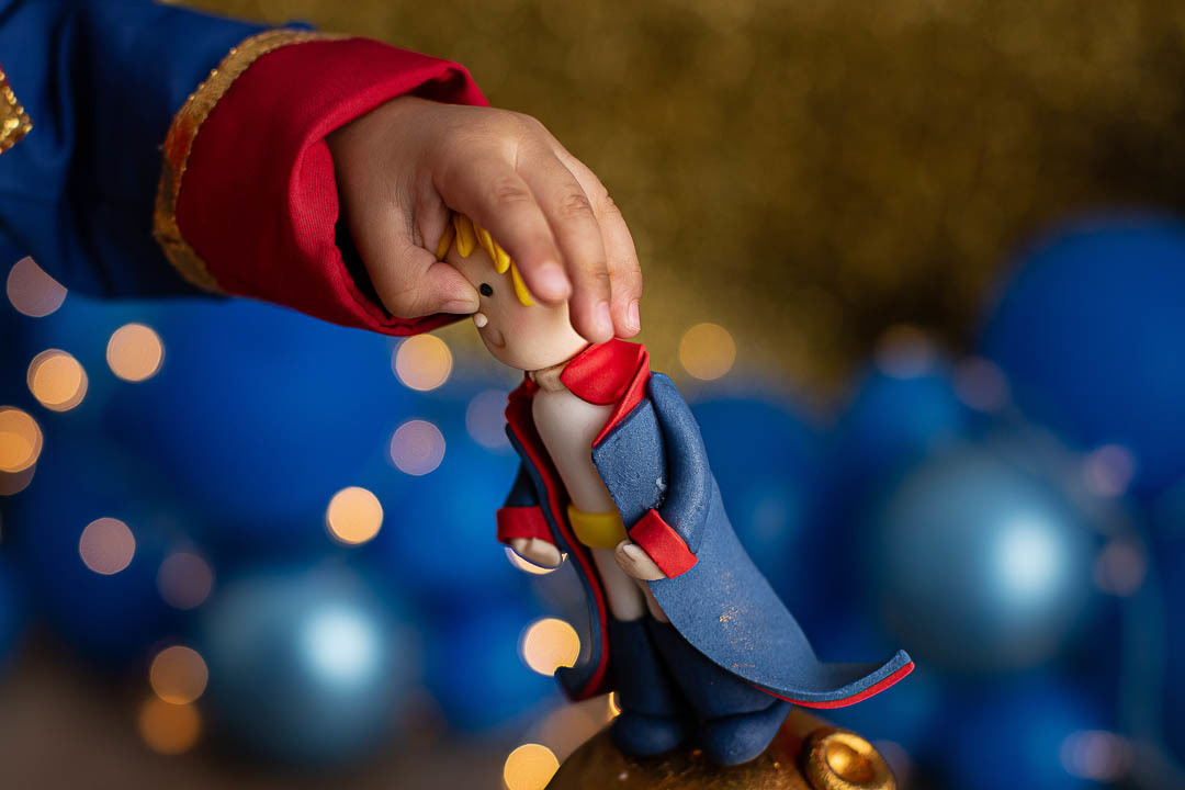 Pequeno Príncipe Lucca Smash the cake de bebe de 1 ano