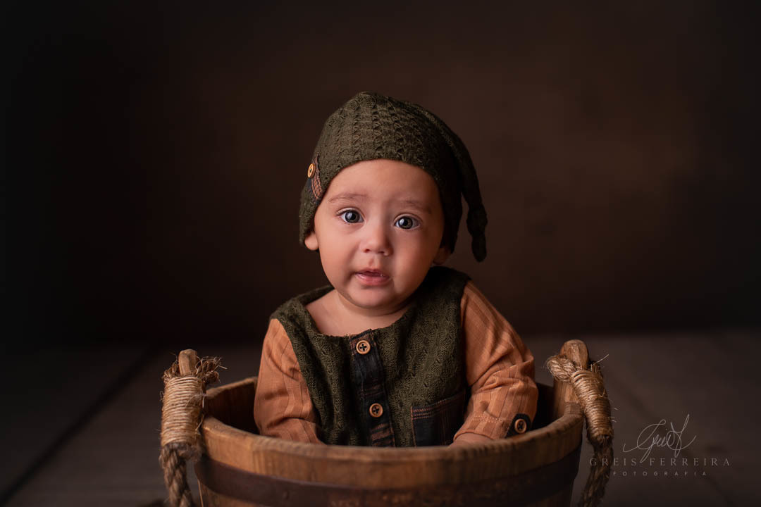 Eduardo, 5 meses | Ensaio de bebê 