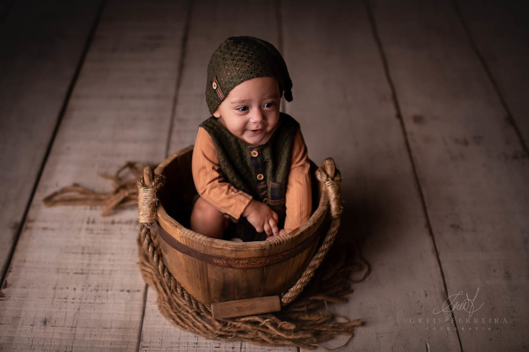 Eduardo, 5 meses | Ensaio de bebê 
