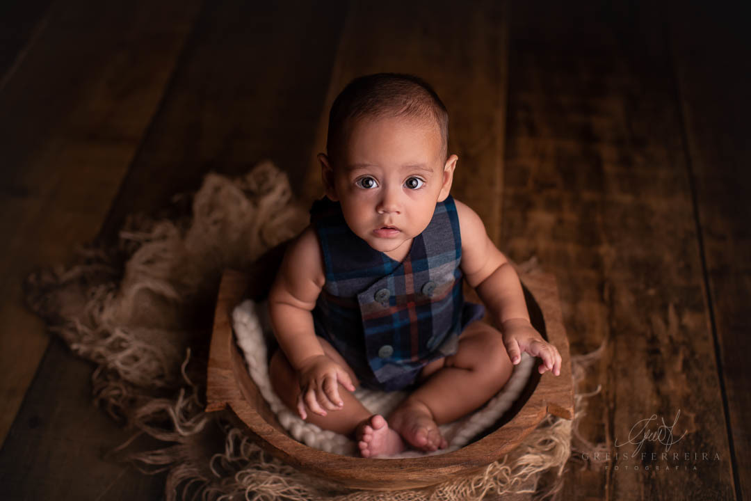 Eduardo, 5 meses | Ensaio de bebê 