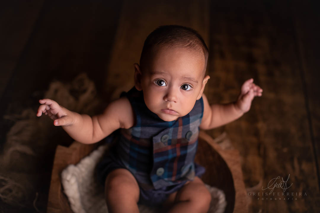 Eduardo, 5 meses | Ensaio de bebê 