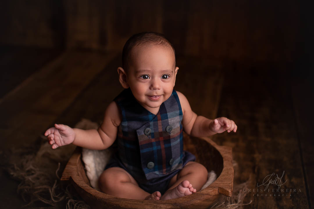 Eduardo, 5 meses | Ensaio de bebê 