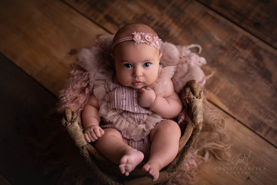 Isa, 3 meses | Ensaio de bebê