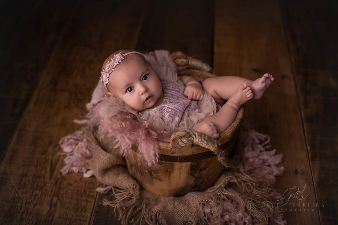 Isa, 3 meses | Ensaio de bebê