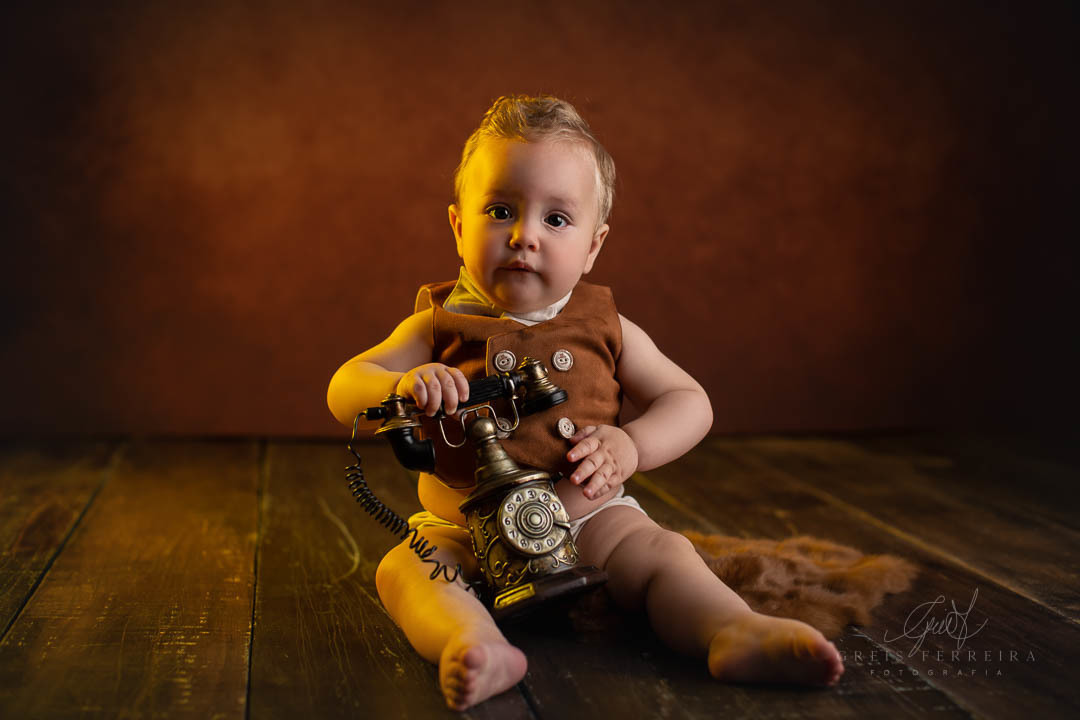 Bento, 8 meses | Ensaio de bebê