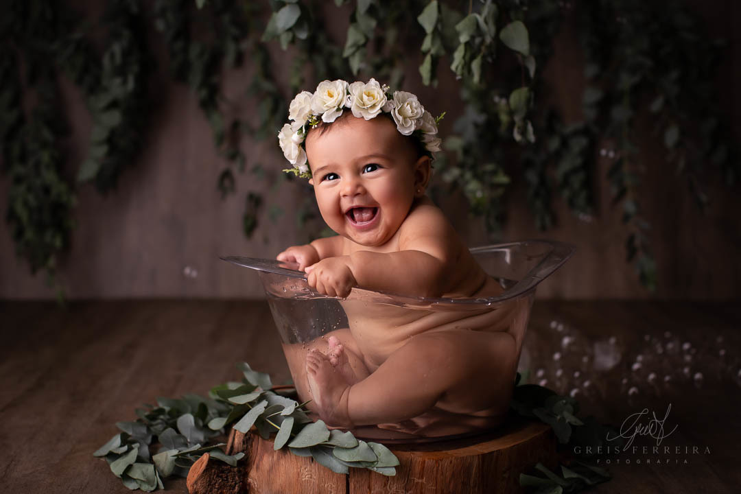 Marina, 6 meses | Ensaio de bebê