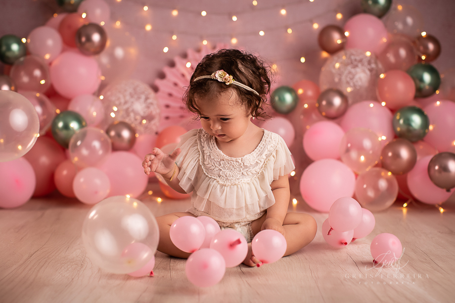 Lara | Smash the Cake Ensaio de 1 ano  