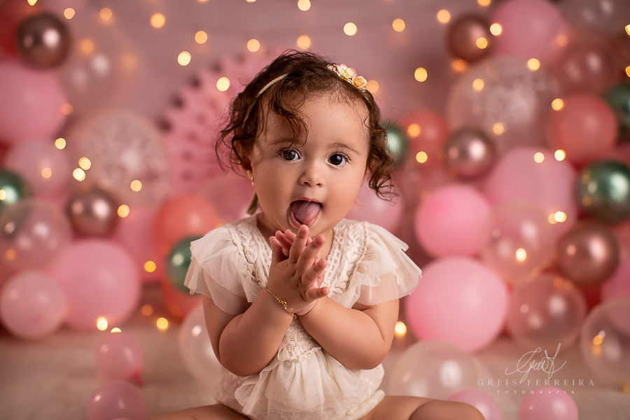 Lara | Smash the Cake Ensaio de 1 ano