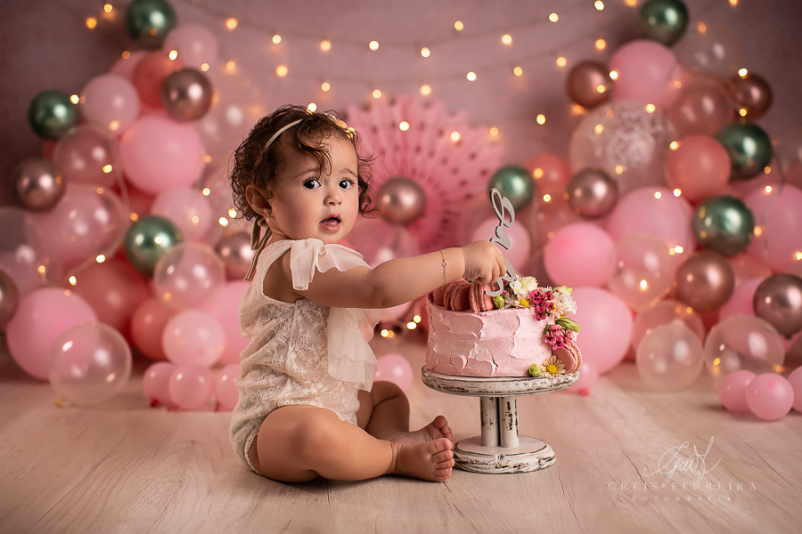 Lara | Smash the Cake Ensaio de 1 ano