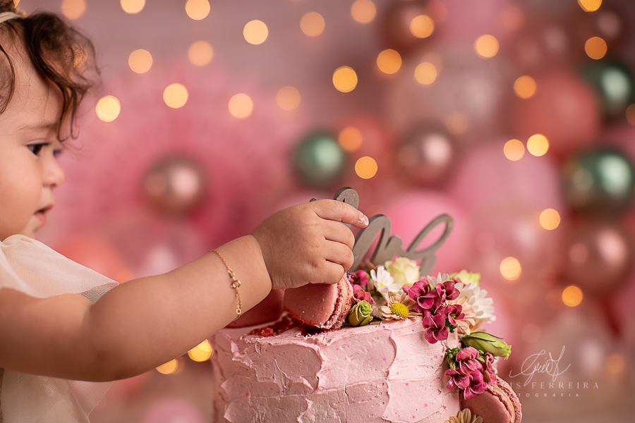 Lara | Smash the Cake Ensaio de 1 ano