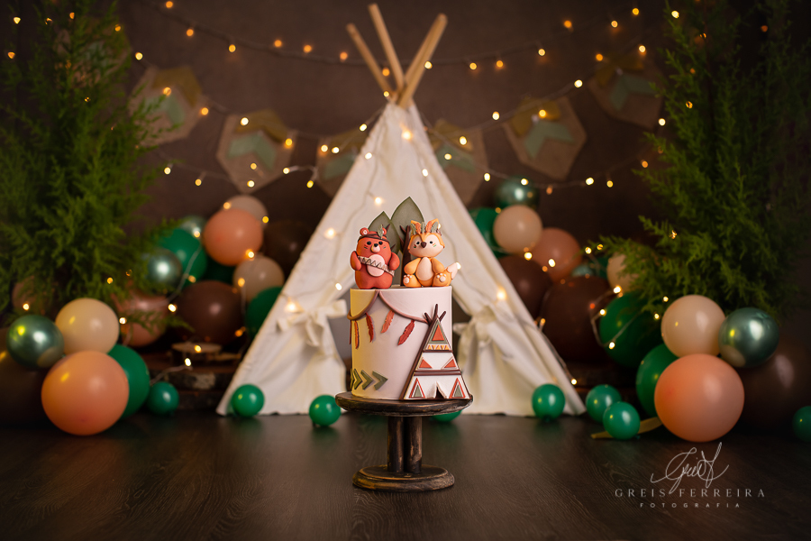 Heitor e Arthur | Smash the Cake de Gêmeos de 1 ano