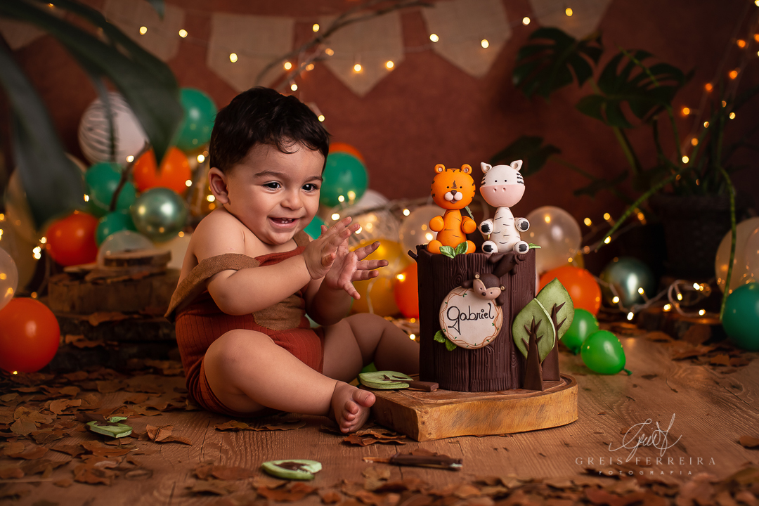 Gabriel | Smash the cake ensaio de 1 ano