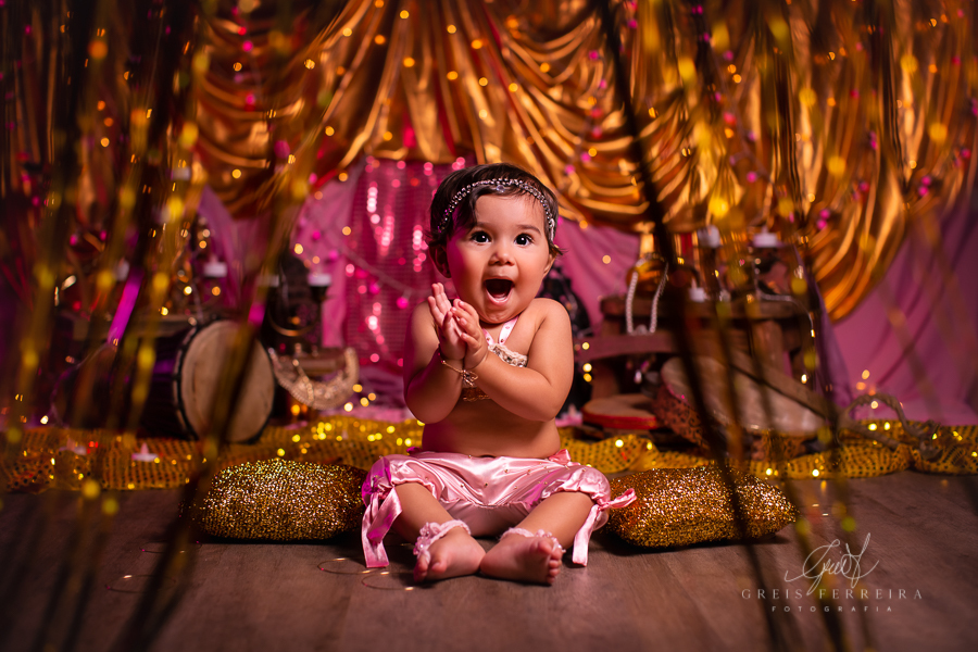 Valentina | Smash the cake | Ensaio de 1 ano
