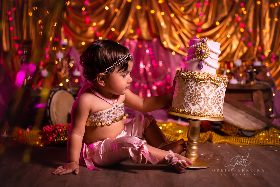 Valentina | Smash the cake | Ensaio de 1 ano