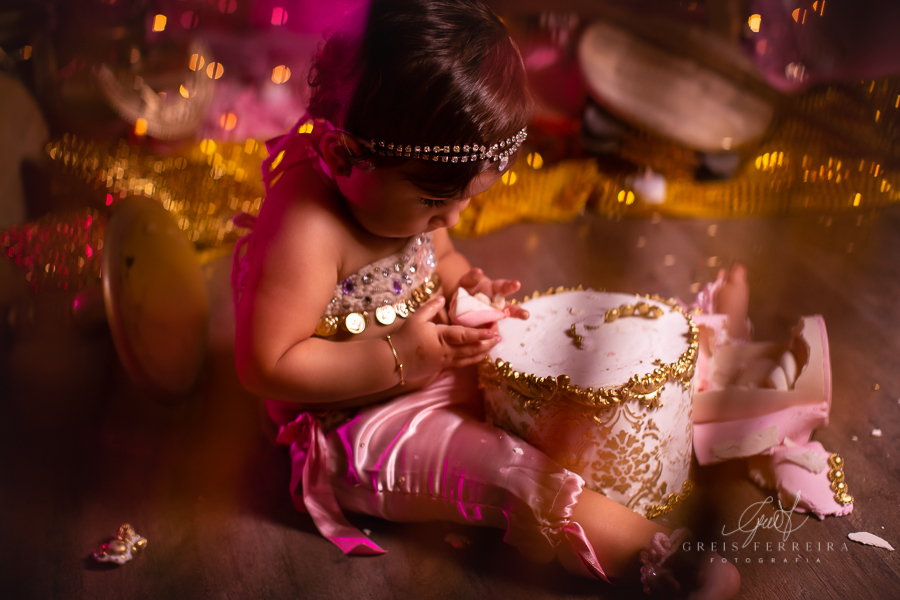 Valentina | Smash the cake | Ensaio de 1 ano