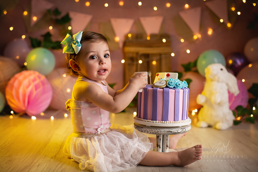 Sarah | Smash the cake | Ensaio de 1 ano
