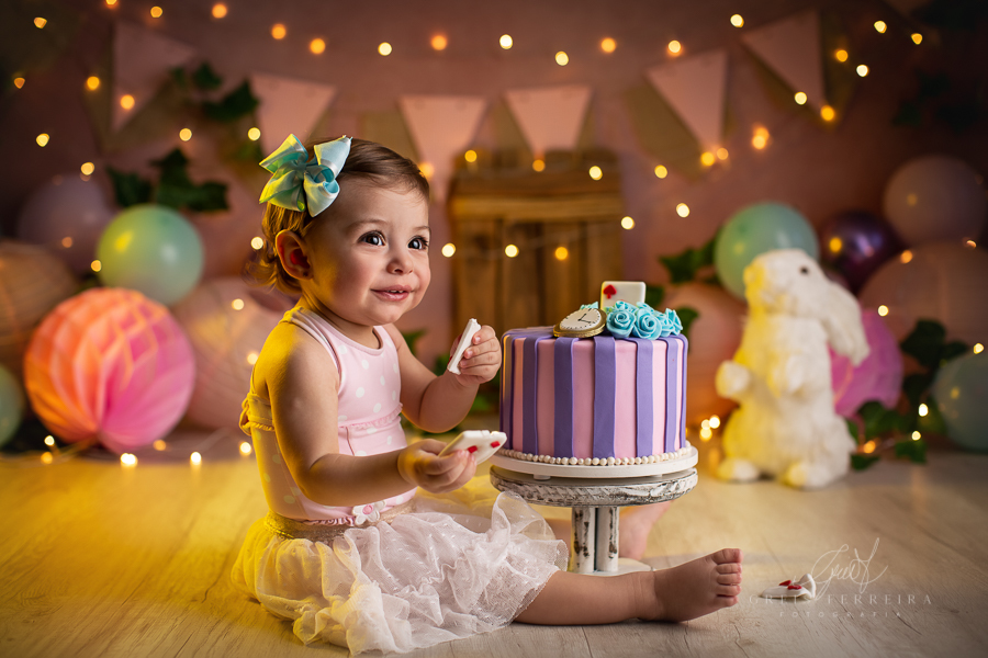 Sarah | Smash the cake | Ensaio de 1 ano