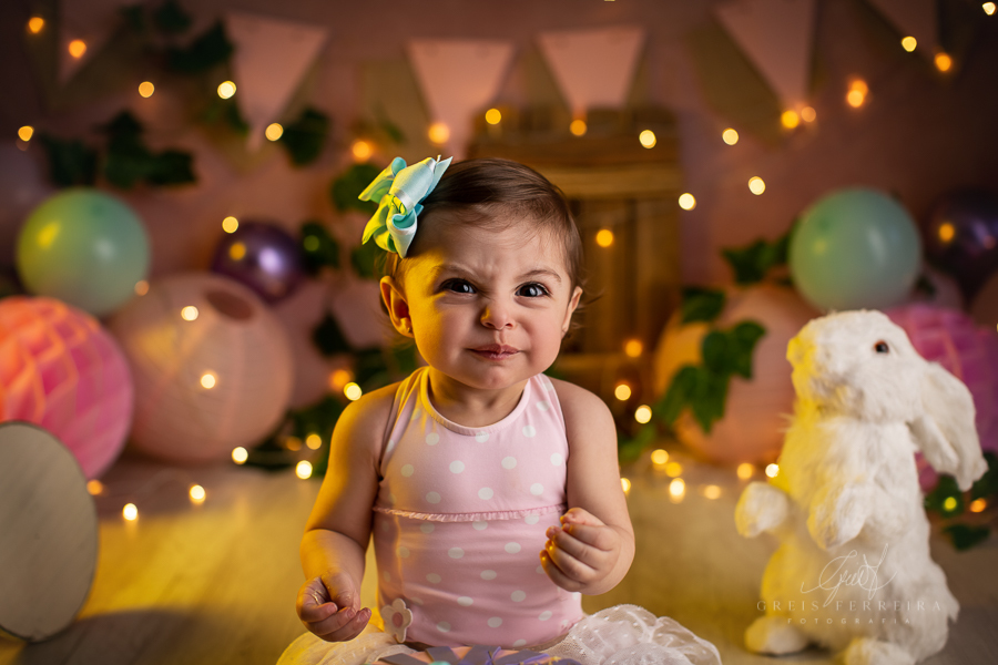 Sarah | Smash the cake | Ensaio de 1 ano