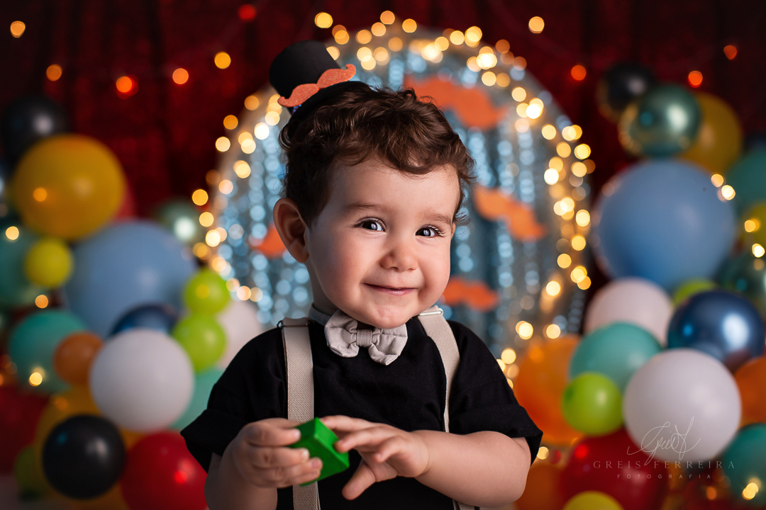 smash the cake circo do mundo bita ensaio de aniversario de bebe de 1 ano