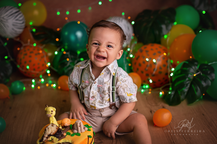 Rafael  | Smash the cake | Ensaio de 1 ano