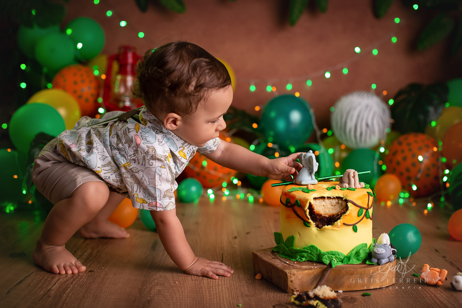 Rafael  | Smash the cake | Ensaio de 1 ano
