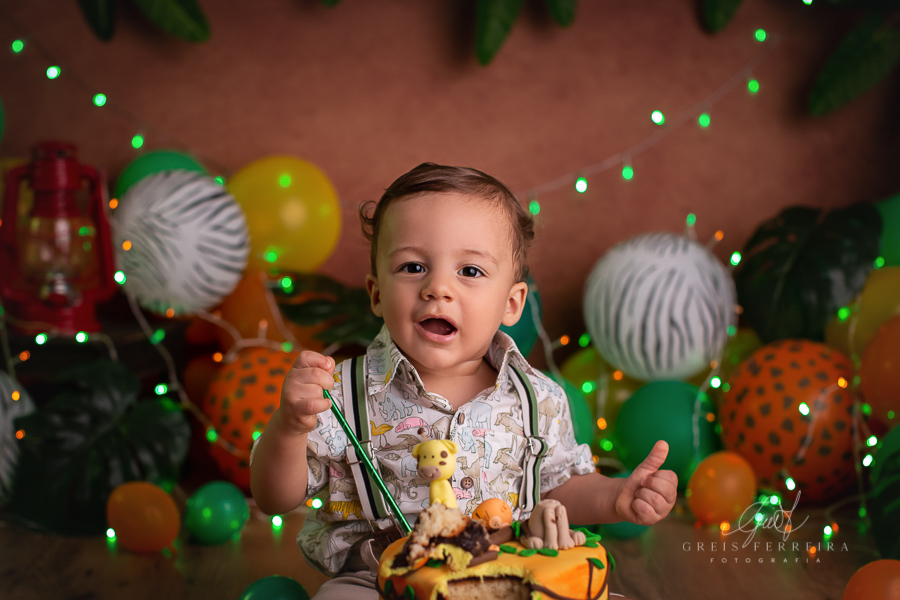 Rafael  | Smash the cake | Ensaio de 1 ano