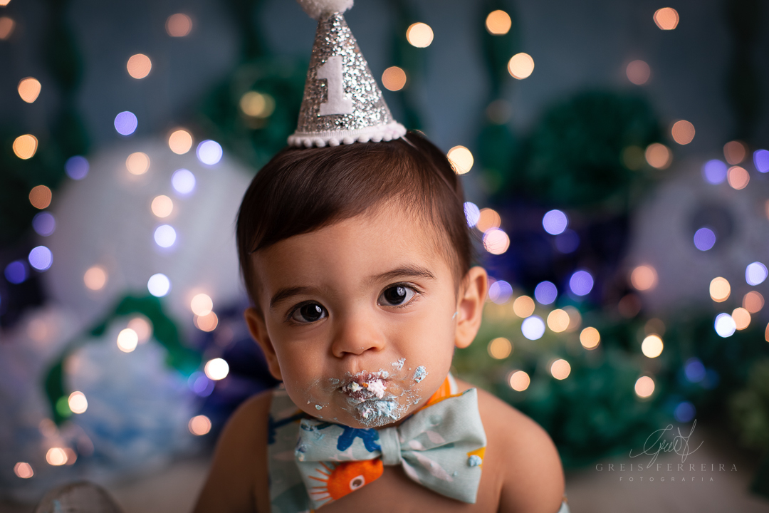 smash the cake fundo do mar