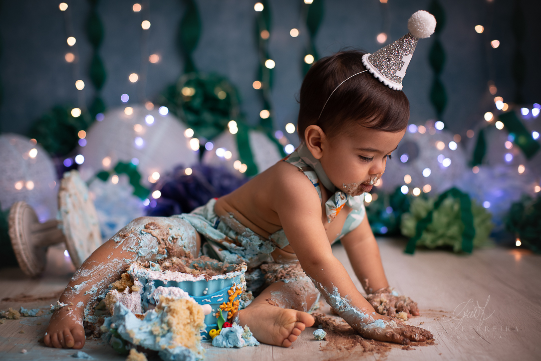 smash the cake fundo do mar