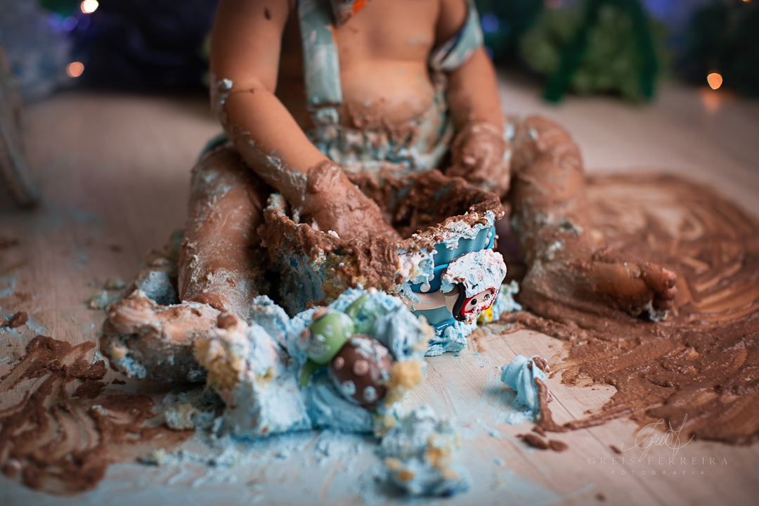 smash the cake fundo do mar