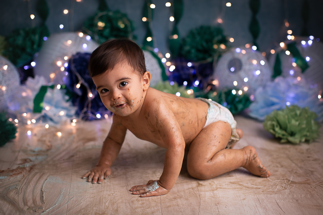 smash the cake fundo do mar